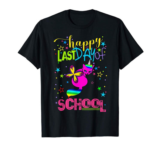 Last Day School Shirt Teacher Appreciation Student Unicorn