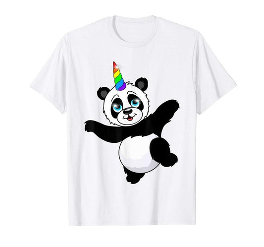 Panda Unicorn Shirt, Pandacorn Shirt, Dancing Panda, Rainbow Unicorn, Unicorn Horn, Unicorn Party, Unicorn Birthday, Panda Lovers Shirt