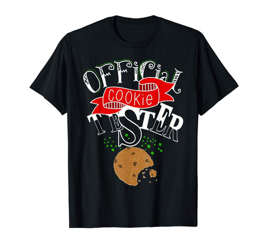 Official Cookie Tester Chocolate Chip Christmas Holiday Gift T-Shirt