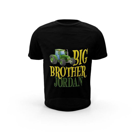 Big Brother Shirt, Big Bro Little Bro, Green Tractor, Big Brother Again, Promoted To Brother, Big Brother Tee, Baby Announcement, Reveal Tee