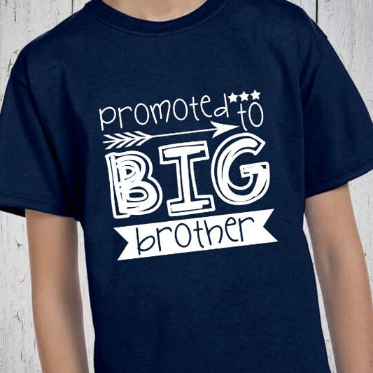 Promoted to Big Brother Shirt, Big Brother Gain, Promoted to Brother, Big Brother Tee, Funny T Shirt, Brother Gift, Promoted to Big Bro