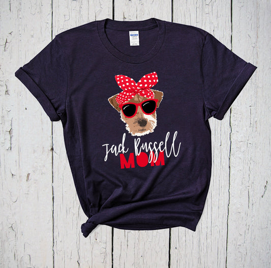 Jack Russell Terrier, Dog Mom Shirt, Jack Russell Mom Shirt, Jack Russell, Jack Russell Gifts, Jack Russell Art, Terrier Shirt, Dog Lover