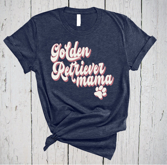 Golden Retriever Mama, Fur Mama Shirt, Golden Life, Golden Retriever Mom, Golden Doodle, Golden Retriever Tee, Dog Lover Shirt, Dog Mom