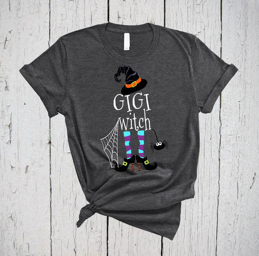 Gigi Witch, Basic Witch Shirt, Fall Shirt, Halloween Shirt, Gigi Gifts, Gigi Shirts, Grandma Shirt, Nana Shirt, Mimi Shirt, Gift for Gigi