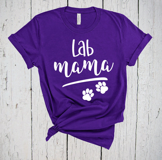 Lab Mama, Fur Mama Shirt, Labrador Retriever, Chocolate Lab Gifts, Black Lab, Labrador Shirt, Chocolate Lab, Lab Mom Shirt, Yellow Lab Shirt