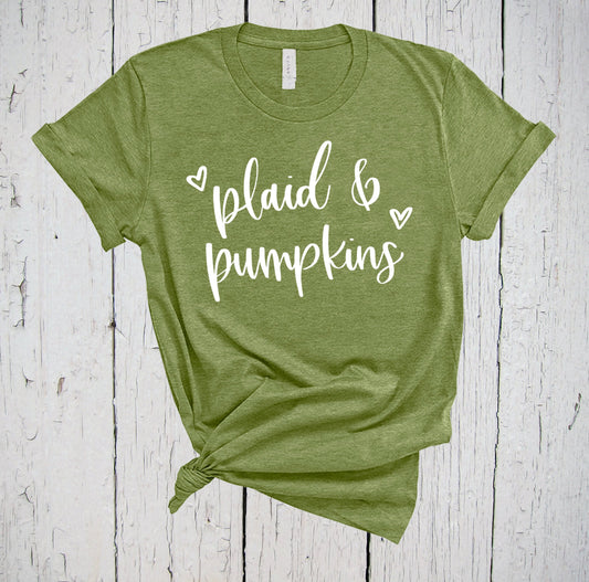 Plaid & Pumpkins, Mom Shirt, Fall Shirt, Pumpkin Tshirt, Fall Pumpkin, Holiday Shirt, Halloween Shirt, Thanksgiving Shirt, Autumn Shirt