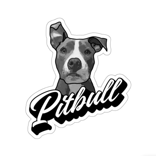 Pitbull Sticker, Pitbull Dad, Fur Mama Gift, Rescue Mom, Dog Lover, Car Vinyl Decal, Groomer Walker Gift, Journal Planner Notebook Tumbler