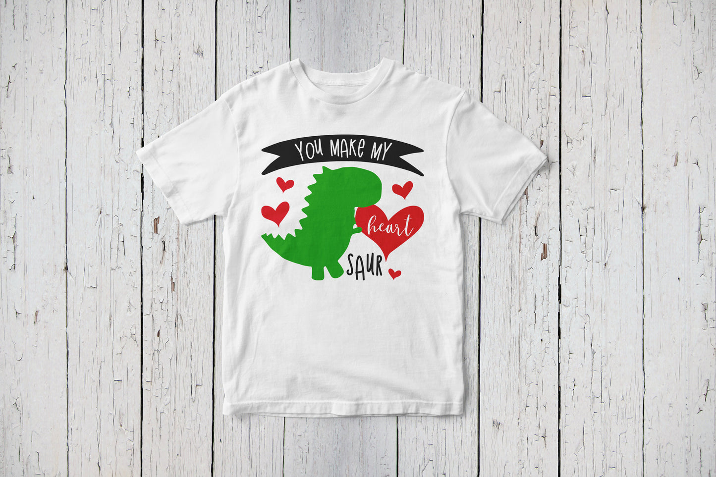 You Make My Heart Saur, Boy's Valentine Shirt, T Rex Dinosaur, Toddler Boy Shirt, Child's Valentine's Day Shirt, Customized Valentine Tshirt