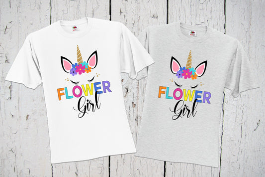 Unicorn Wedding, Flower Girl Shirt, Flower Girl Gifts, Flower Girl Proposal, Be My Flower Girl, Flower Girl Unicorn, Bridal Party Gifts