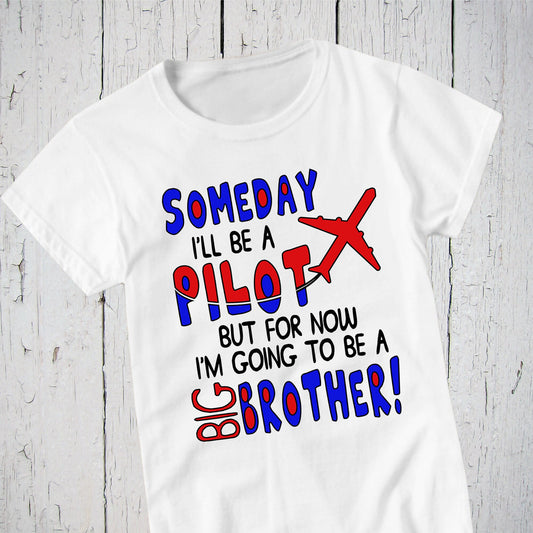 Big Brother Shirt, Airplane Pilot, Big Brother Gift, Big Brother T Shirt, Big Bro Shirt, Pregnancy Announcement, New Big Brother