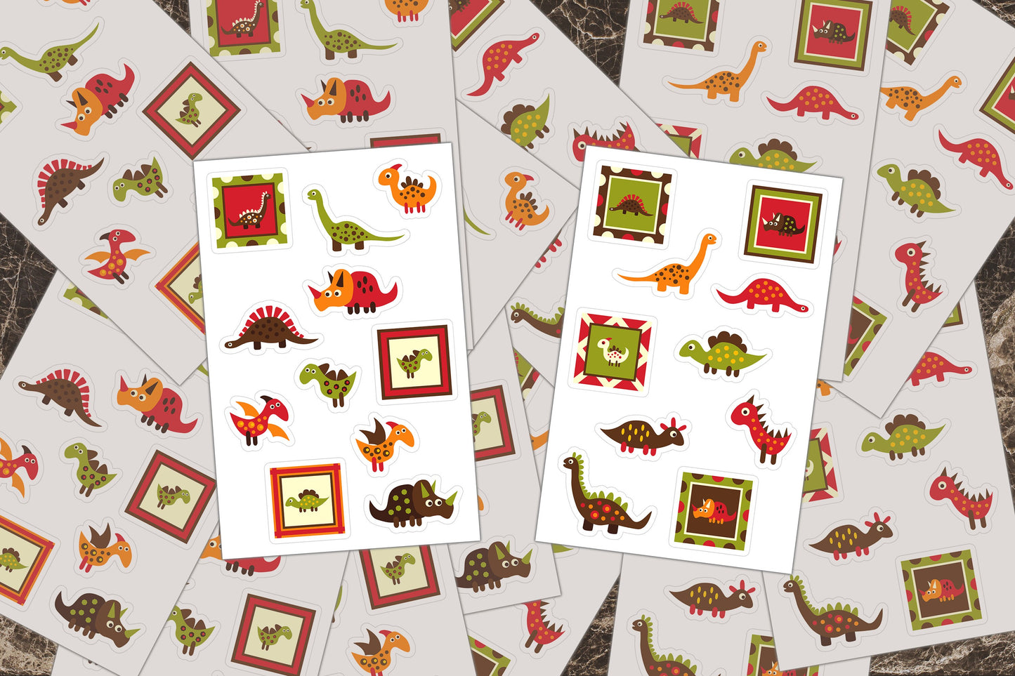 Sticker Sheets, Dinosaur Decals, Vinyl Decal, T Rex Stickers, Dinosaur Sticker Sheets, Dinosaur Sticker, T Rex Decal, Activity Book Stickers