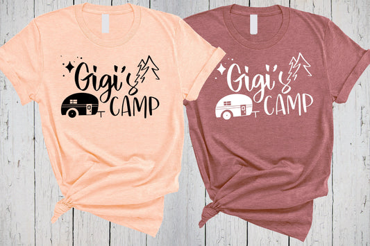 Grandma Shirt, Gigi's Camp, Grandma Sweatshirt, Best Grandma Ever, Grandma Tee, Homeschool Shirt, Outdoor Shirt, Camp Life Shirt, Camping T