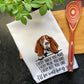 Basset Hound Gifts, Every Bite You Take, Funny Kitchen Towel, Tea Towel Custom, Kitchen Hand Towels, Hanging Towels, Waffle Weave Towel