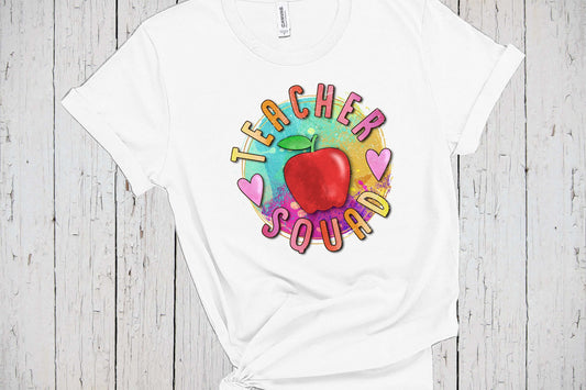 Teacher Squad, Teacher Tshirts, Science Teacher, Back To School Shirt, Special Ed Shirt, Gift For Teachers, Graphic Shirt, Teacher Gift Idea