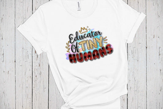 Teacher Tshirts, Educator Of Tiny Humans, ESL Teacher, Elementary Teacher, Special Ed Shirt, Music Teacher Gift, Reading Teacher Gift Ideas
