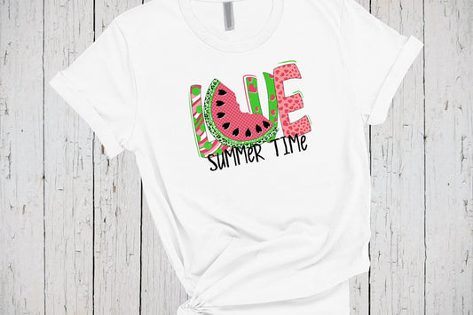 Love Summer Time, Fun Shirts, Summer Tee, Summer Shirt, Watermelon Hearts, Summer Vibes, Vacation Shirt, Summer Fun, Summer Love Tshirt