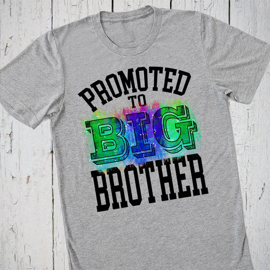 Promoted to Big Brother Shirt, Big Brother To Be, Big Brother Gift, Pregnancy Announcement, Boys Shirt, Baby Shower Gift, Pregnancy Reveal