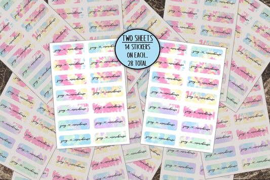 Kids Name Stickers, Tie Dye Labels, Personalized Labels, Daycare Name Labels, Preschool Labels, Water Resistant Vinyl Stickers, School Decal