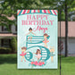 Dance Birthday, House Flags, Custom Flag, Porch Garden Flag, Drive By Birthday Decor, Yard Flag, Personalized Flag, Dancers Birthday Banner