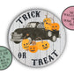 Trick or Treat Sign, Welcome Sign, Front Door, Halloween Decor, Skeleton Art, Halloween Wreath Sign, Front Door Sign, Fall Pumpkin Decor