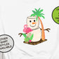 Smores Tropical Shirt, S'mores Shirt, Flamingo Gifts, Family Holiday Shirts, Toasted Marshmallows, Palm Tree Print, Girls Trip Camping Shirt