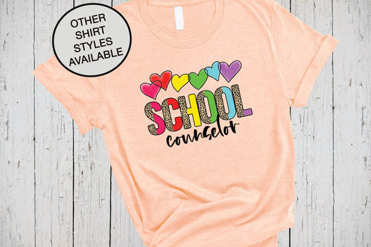 School Counselor Shirt, Back To School Shirt, Counselor Graduation, Gift for Counselor, Team Shirts, Social Worker Shirt, School Counseling