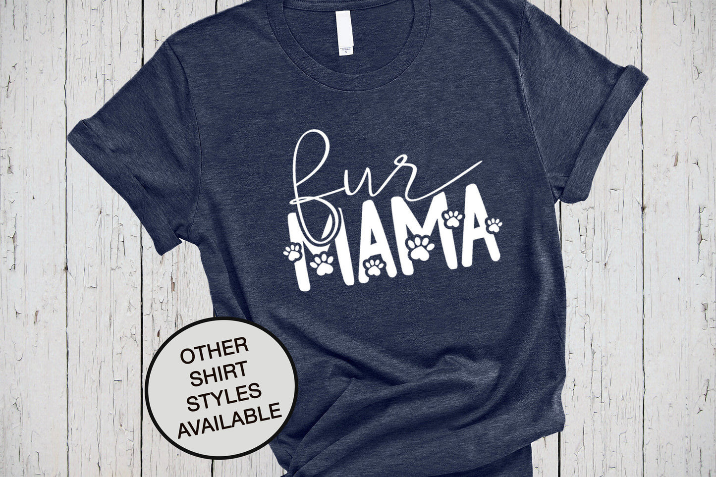 Fur Mama, Paw Prints Shirt, Dog Mama Tshirt, Pet Shirts, Dog Shirts for Women, Veterinarian Shirt, Vet Tech, Dogs Shirt, Dog Rescue Shirt
