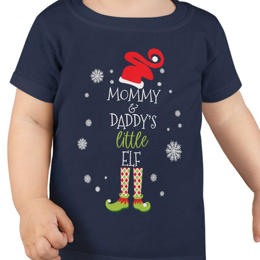 Mommy & Daddy's Little Elf Shirt, Funny Holiday Shirt, Kids Shirt, Girl Christmas Shirt, Xmas Shirt, Funny Shirts, Family Shirt, Elf Outfit