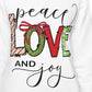 Peace Love and Joy Family Christmas Tee, Christmas Squad Holiday Shirts, Christmas Sweatshirt, Xmas Shirt, Cute Teacher Shirt Christmas Gift