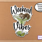 Weekend Vibes Sloth Margarita Phone Sticker, Deco Stickers for Planner, Margarita Sticker, Die Cut Stickers, Bujo Sticker, Funny Sloth Decal