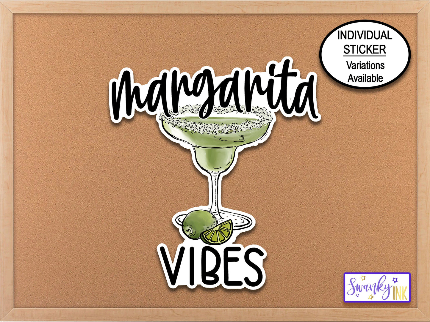 Margarita Vibes Phone Sticker, Bridal Stickers, Planner Stickers, Laptop Stickers, Margarita Sticker, Desert Sticker, Bridesmaid Stickers