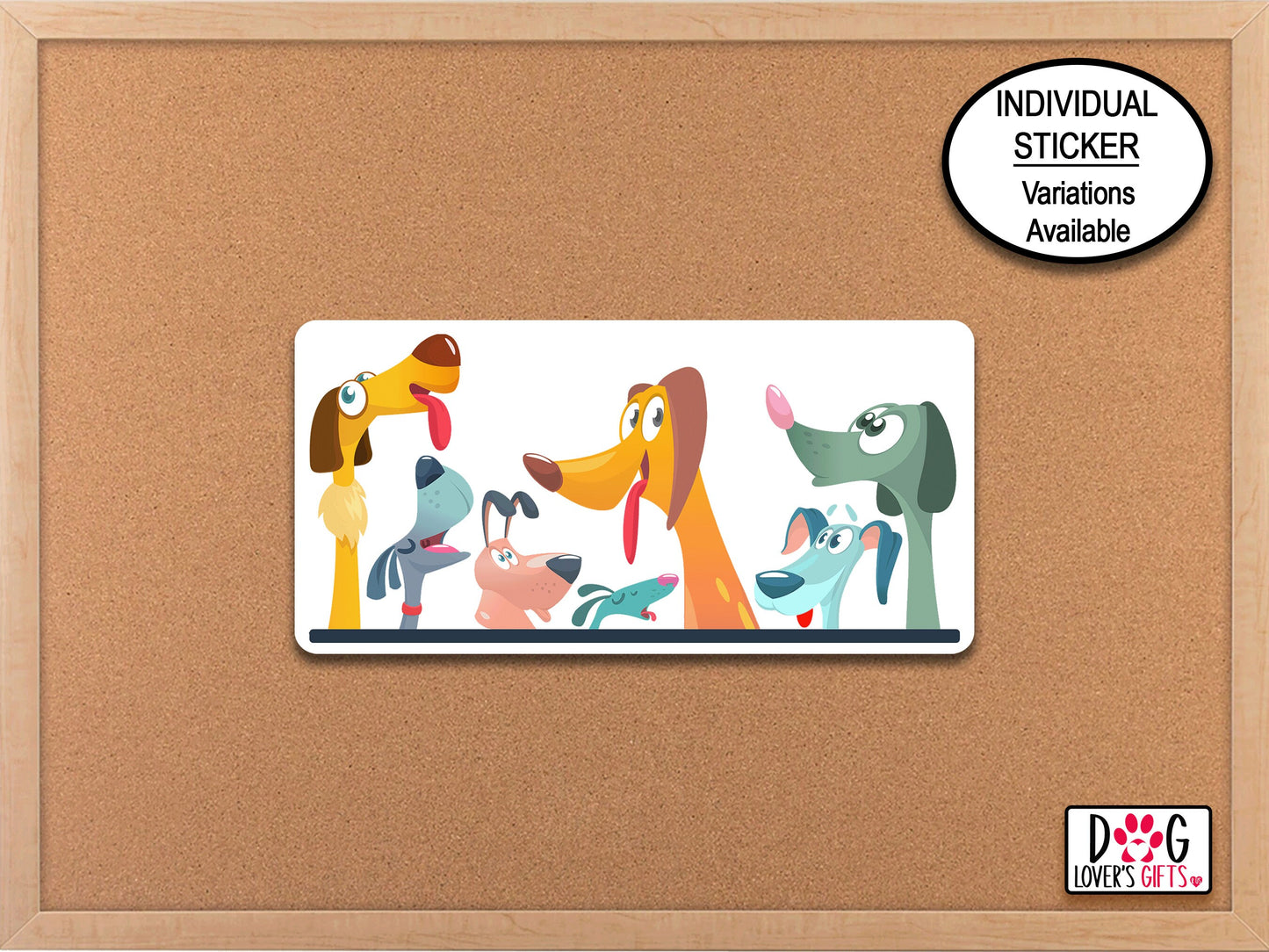 Cartoon Dogs Pack Funny Dog Mom Sticker, Veterinary Stickers, Dog Owner Gift, Journal Stickers, Phone Sticker, Planner Stickers, Vet Tech