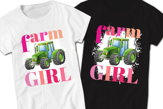Farm Girl Country Shirt, Green Tractor, Farmer Shirt, Farm Wife Shirt, Midwest Shirt, Country Girl Gifts, Mom Shirt, Farmers Market Shirt
