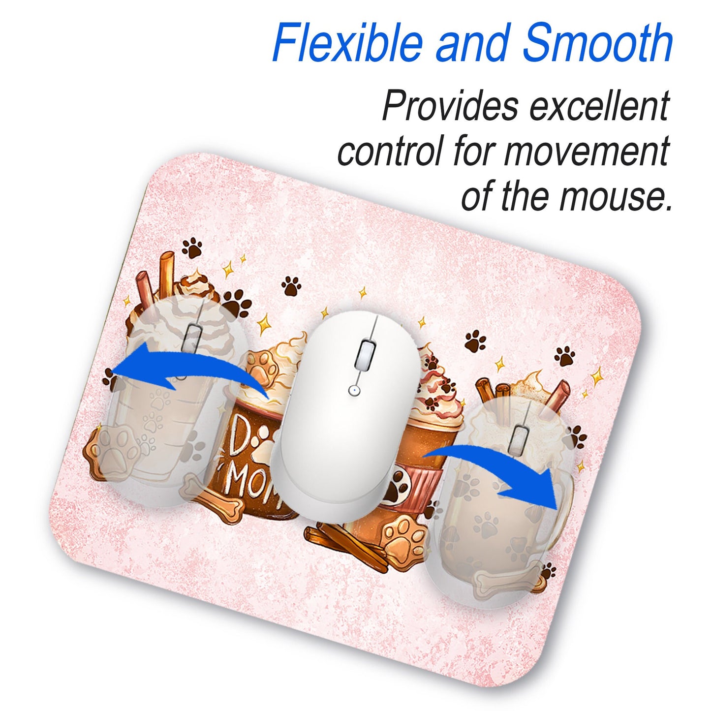 Cavalier Spaniel Every Bite You Take Desk Mouse Pad, 9.4" x 7.9" Computer Mouse Pad, Dog Mouse Pad, Weiner Dog Lover Gift, Laptop Mousepad