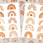 Boho Rainbows, Sticker Sheets, Fall Leaves, Cute Rainbow Sticker, Fall Baby Shower, Party Favor Stickers, Calendar Stickers, Pumpkin Sticker