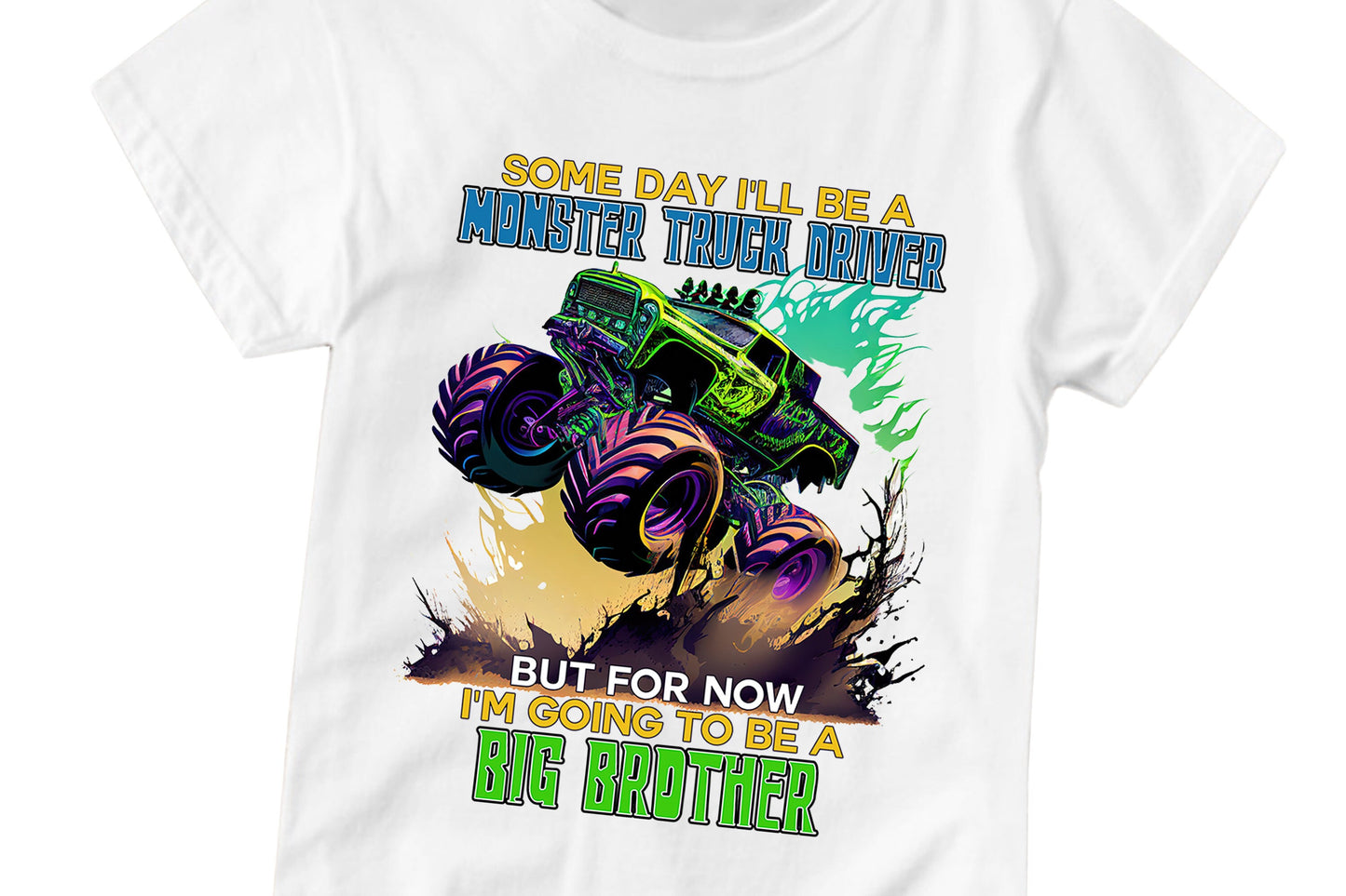 Monster Truck Shirt, Big Brother To Be T Shirt, Gender Reveal Shirt, Announcement Kids Shirt, Pregnancy Reveal Toddler Shirt, Sibling Shirt