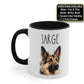 Personalized German Shepherd Dog Mug, Dog Mom Coffee Mug, Dog Lover Mug, Pet Mug Birthday Gift, Dog Coffee Cup, Dog Gifts, Custom Dog Mug