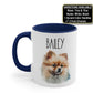 Personalized Pomeranian Dog Mug, Dog Mom Coffee Mug, Dog Lover Mug, Pup Pet Mug Gift, Dog Coffee Cup Gifts, Custom Dog Mug, Dog Mom Birthday