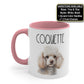 Personalized Poodle Dog Mug, Dog Mom Coffee Mug, Dog Lover Mug, Pet Mug Gift, Dog Coffee Cup Dog Gift, Custom Dog Mug, Dog Mom Birthday Gift