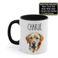 Personalized Labrador Retriever Mug, Dog Mom Coffee Mug, Dog Lover Mug, Pet Mug Birthday Gift Dog Coffee Cup, Lab Dog Gifts, Custom Dog Mug