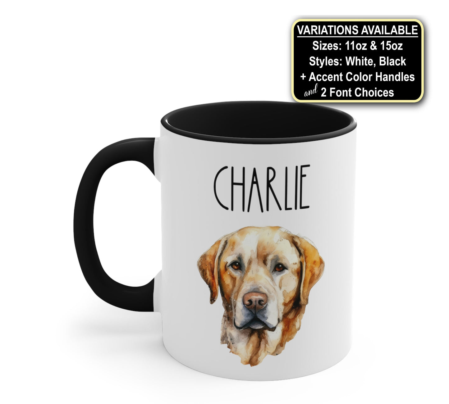 Personalized Labrador Retriever Mug, Dog Mom Coffee Mug, Dog Lover Mug, Pet Mug Birthday Gift Dog Coffee Cup, Lab Dog Gifts, Custom Dog Mug