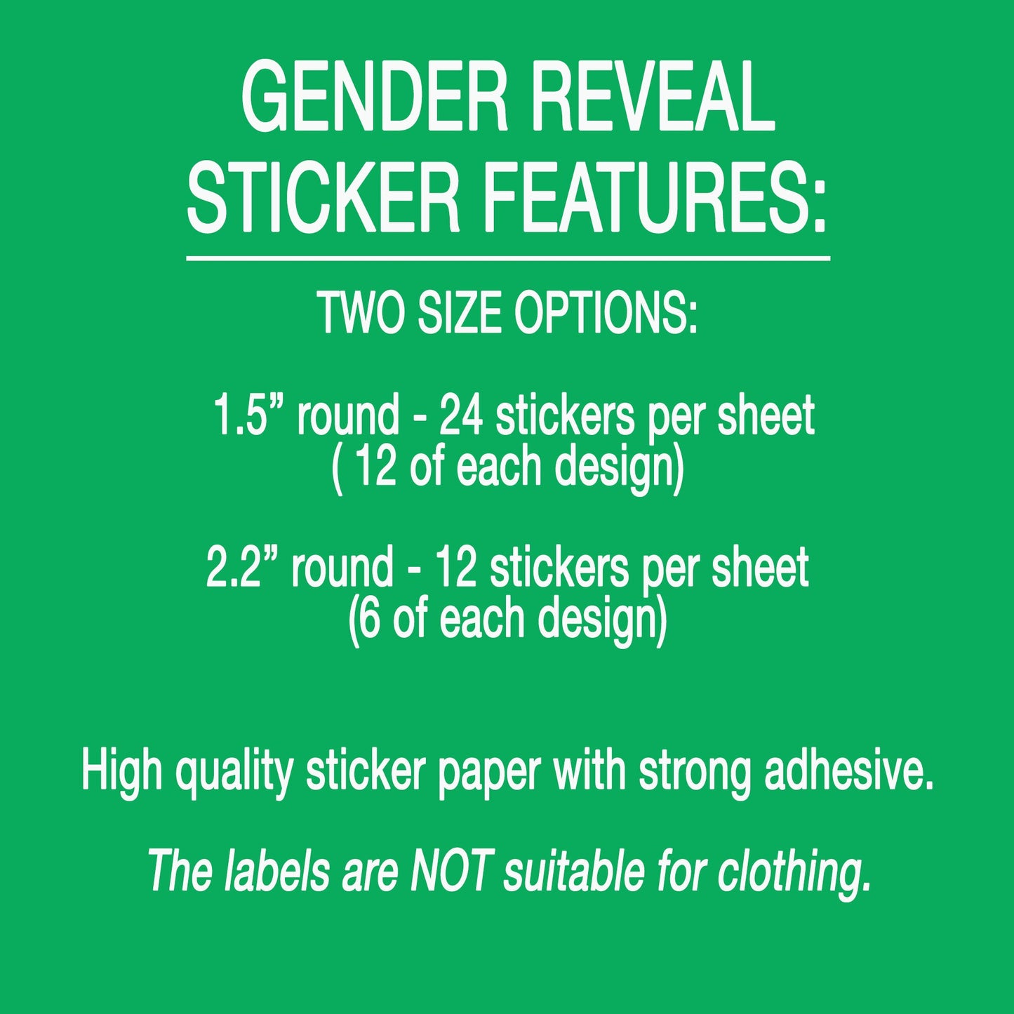 Gender Reveal, Team Tutus, Team Monster Trucks, Sticker Sheet, Party Favor Decal, Team Boy, Team Girl, Gift Bag Sticker, Baby Shower Sticker
