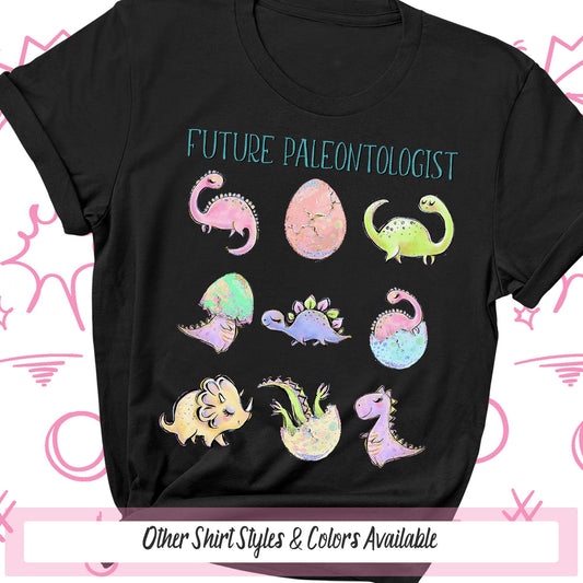 Future Paleontologist Dinosaur Tee, Toddler Girls Dinosaur T Shirt, Animal Shirt, Cute Girl Dinosaur Birthday Shirt, Dinosaur Baby Shower
