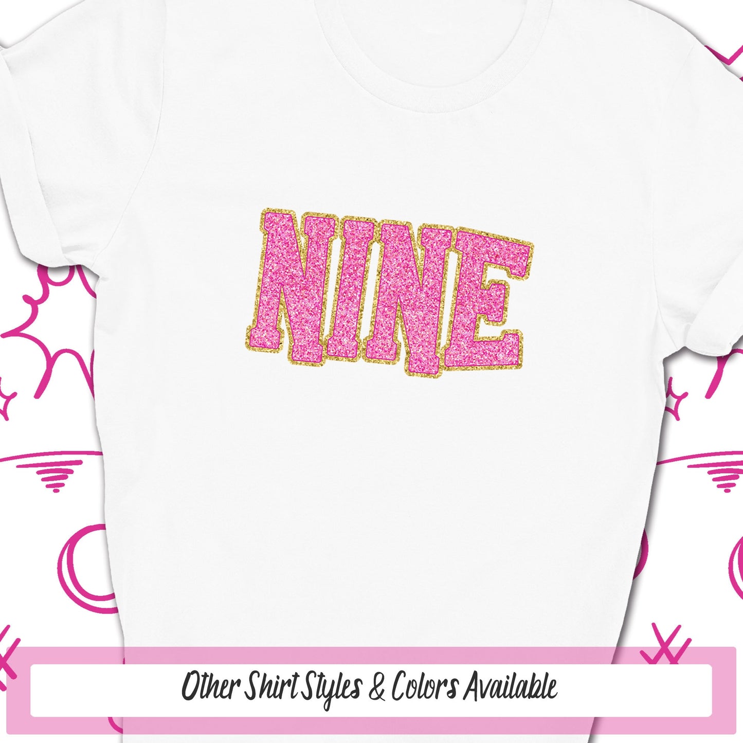 9th Birthday Shirt, Ninth Birthday Girl Tshirt, Birthday Girl Outfit, 9 Birthday Shirt, Girls Birthday Shirt, Nine Years Old Birthday Gift