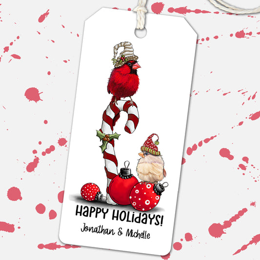 Personalized Christmas Gift Tags, Christmas Cardinals, Candy Cane Ornaments, Christmas Stickers, Present Tags, Wine Tags, Holiday Gift Tags