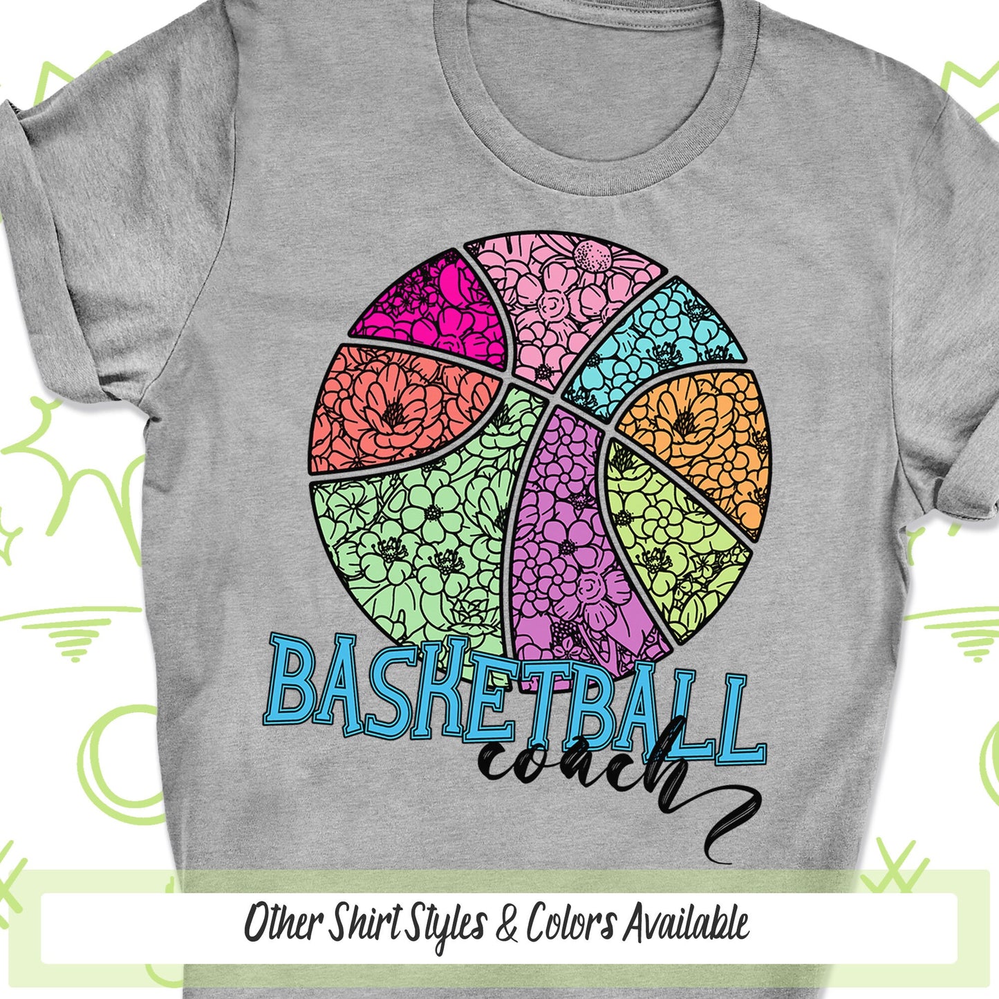 Basketball Coach Shirt, Basketball Apparel, Coaches Gift, Coach Appreciation, Basketball T Shirt, Game Day Shirt, Team Pride, School Spirit