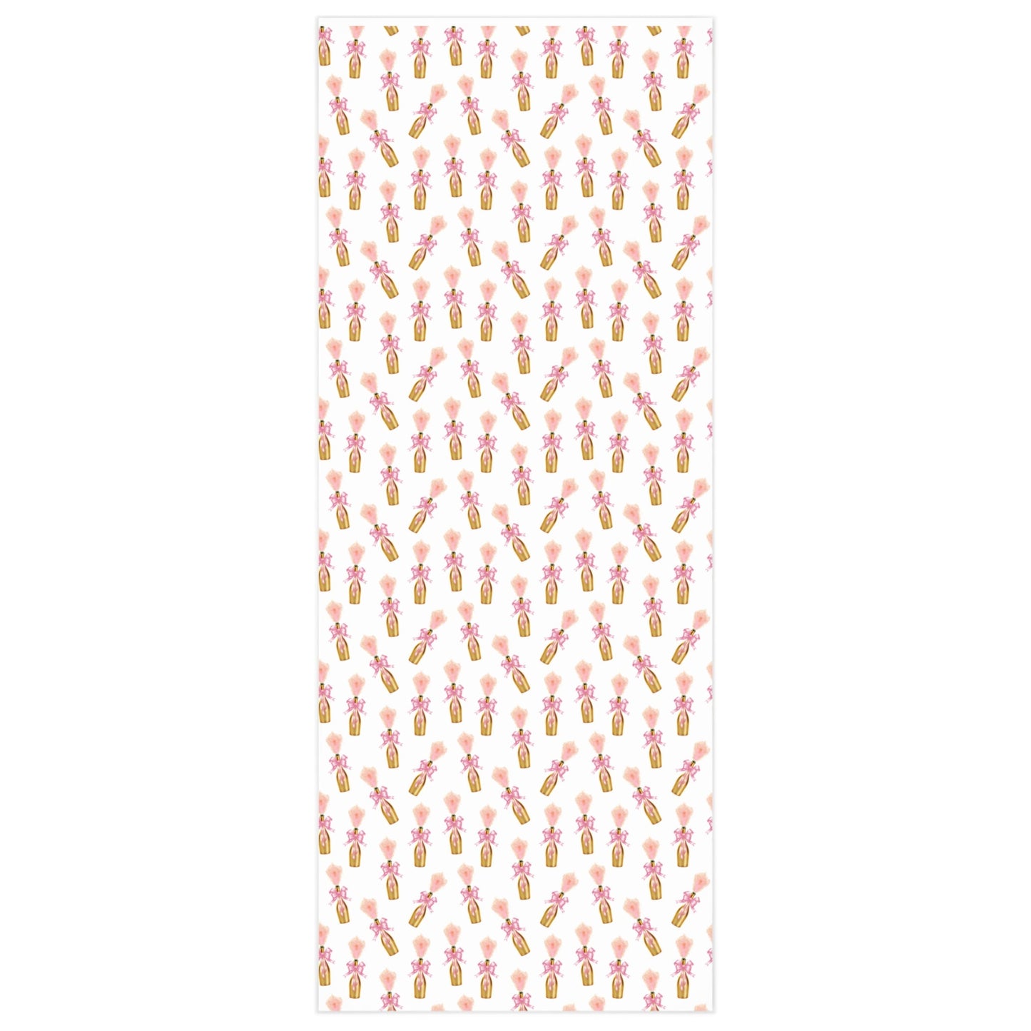 Bubbly Pink Champagne Gift Wrap Paper, Bridesmaid Gifts, Bachelorette Gift, 21 Birthday Gift Wrapping Paper, Anniversary Gift, Housewarming