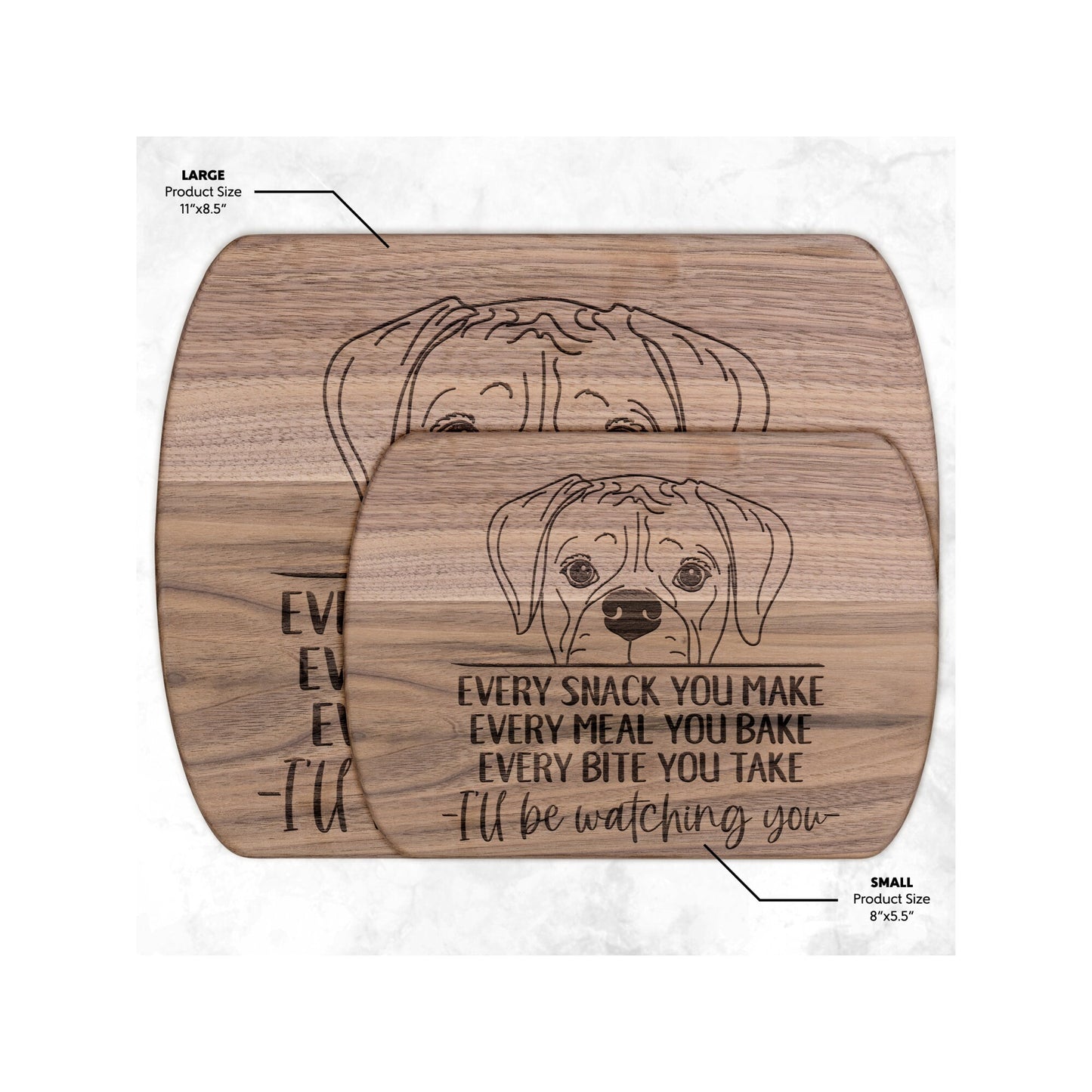 Boxer Dog Snack Funny Cutting Board for Dog Mom, Dog Lover Wood Serving Board, Dog Dad Charcuterie Board, Wooden Chopping Board Gift for Him