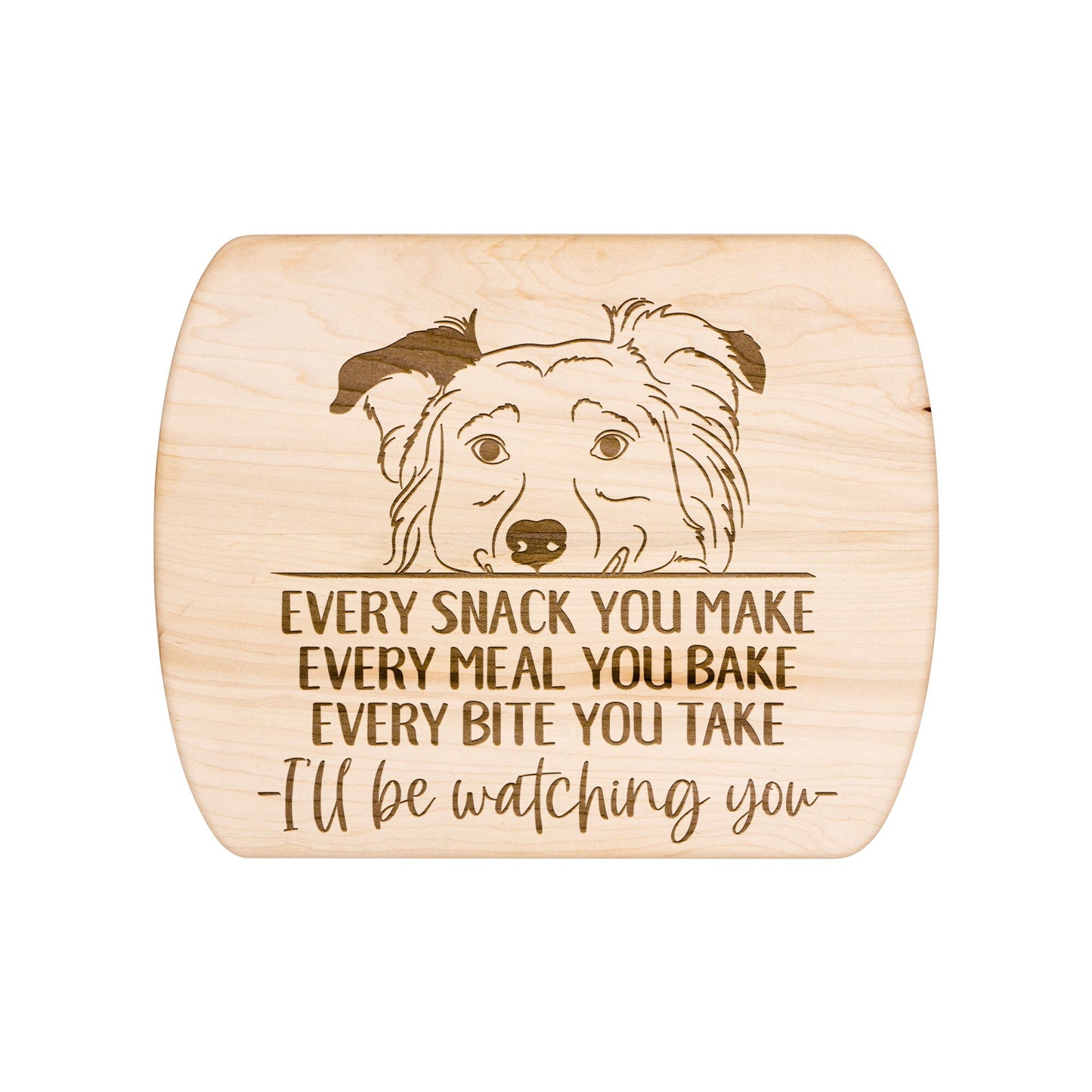 Australian Shepherd Funny Cutting Board for Dog Mom, Dog Lover Wood Serving Board, Charcuterie Board, Wooden Chopping Board Gifts for Him