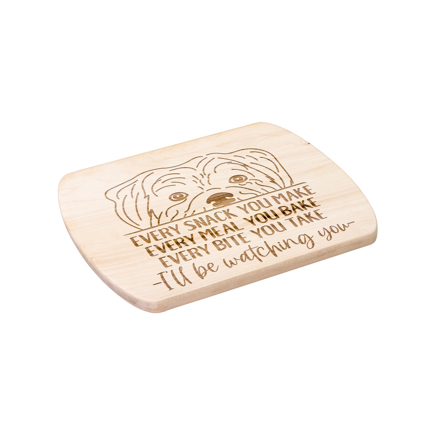 Affenpinscher Dog Snack Funny Cutting Board for Dog Mom, Dog Lover Wood Serving Board, Charcuterie Board, Wooden Chopping Board Gift for Him